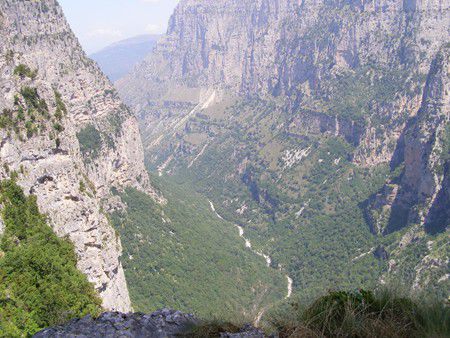 Blick in die Vikos-Schlucht