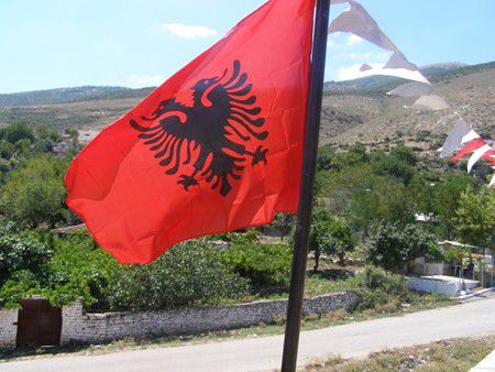 Albanische Flagge