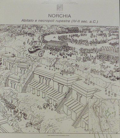 Norchia: Skizze