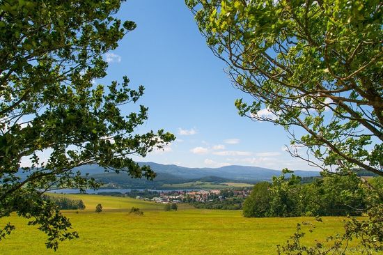 Blick auf Horní Planá