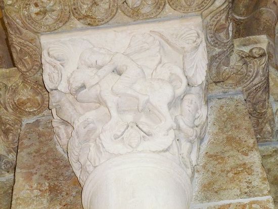 Vézelay - Basilika Kapitell