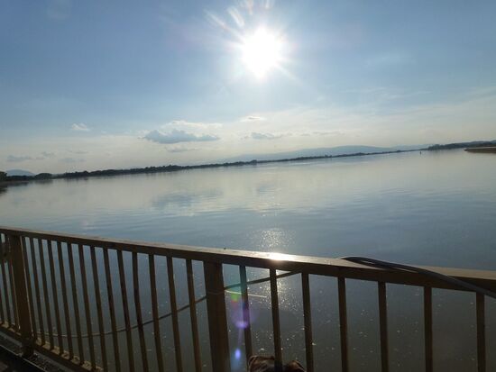 Wehr am Stausee der Drava/Drau
