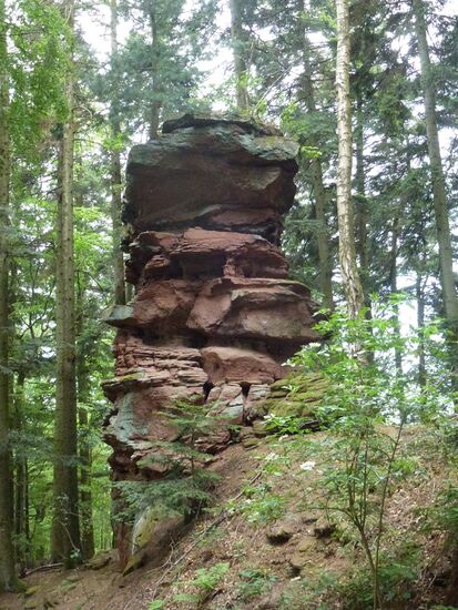 Felsformationen im Pfälzerwald