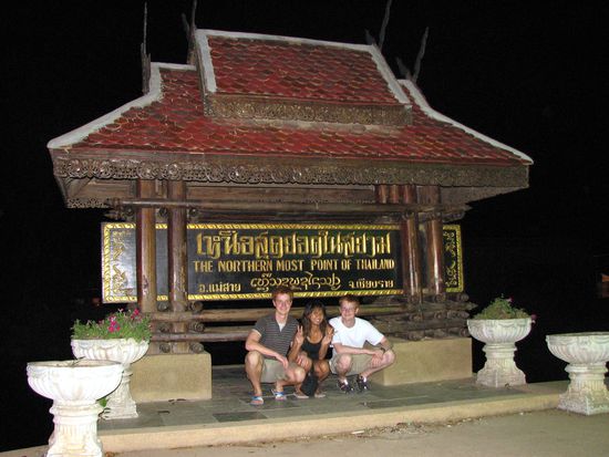das einzig Aufregende in Mae Sai... Thailand noerdlichster Punkt