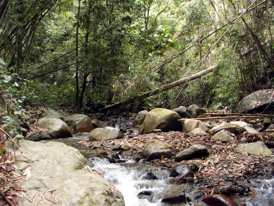 der "riesige" Wasserfall