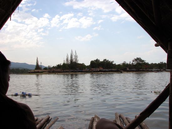 Ausblick aus der Seehuette, in der wir den Tag verbracht haben