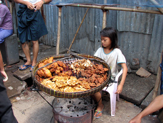 der Walk-by-Snackstand