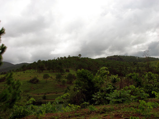 Berge und richtig viel gruen