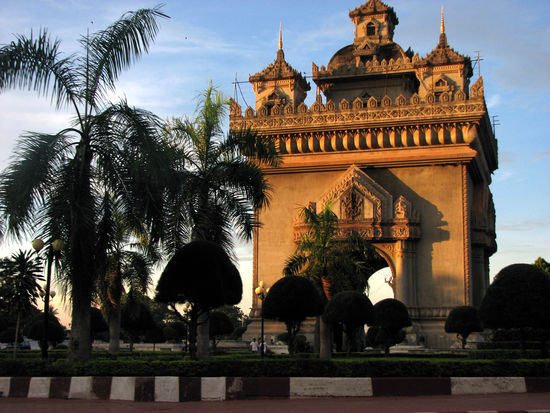 ...aufgenommen vom Dach des Triumphbogens