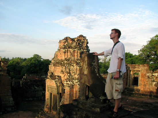 meine Wenigkeit, gedankenvoll die Stille geniessend