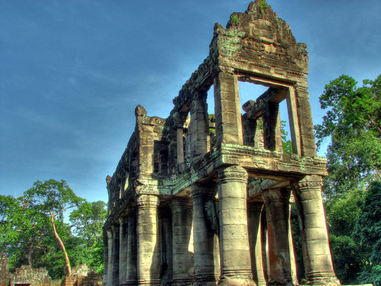 die Bibliothek des Tempels