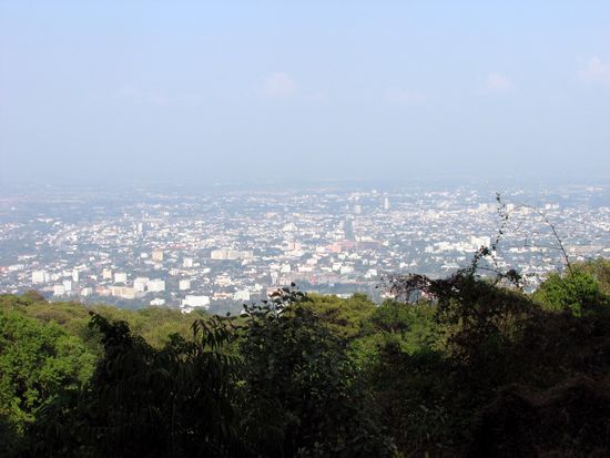 Chiang Mai von oben