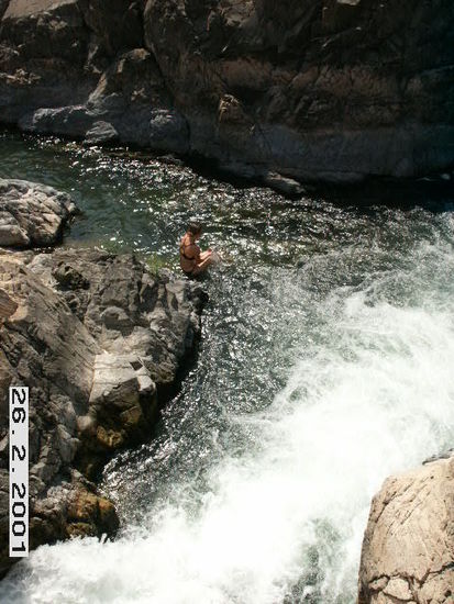 In diesen Pools konnte man baden.
