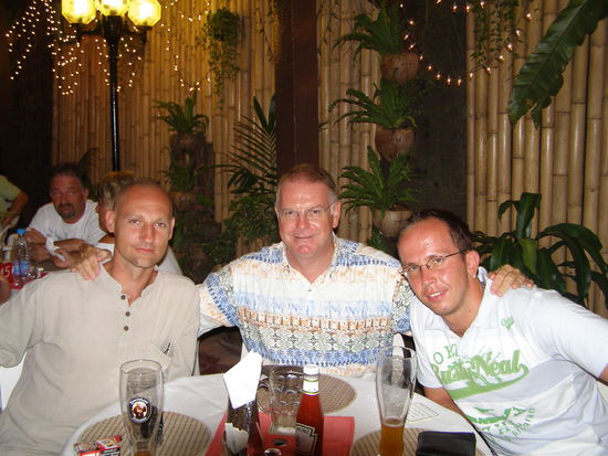 Ja, nen kleine Party gab es danach auch noch.