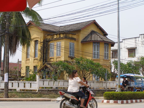 Strassenszenen aus Luang prabang