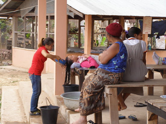 Beauty Salon auf dem Markt