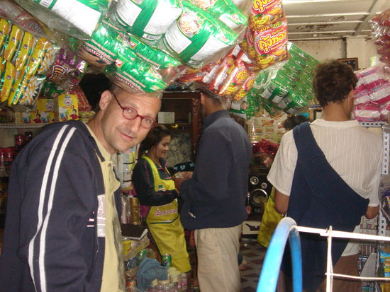 Der grosse Einkauf vor der Reise.