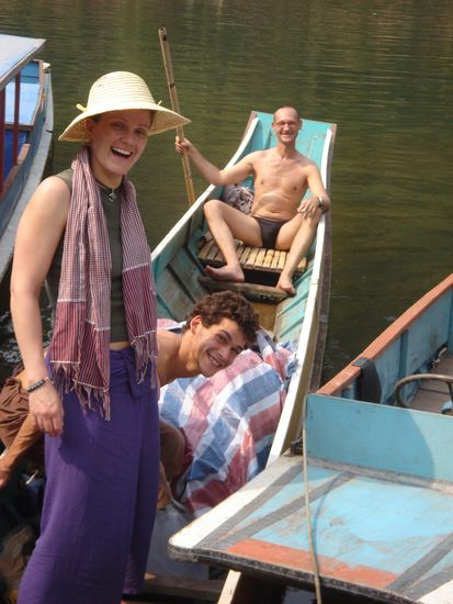 Letzte Kaspereien vor der Abfahrt