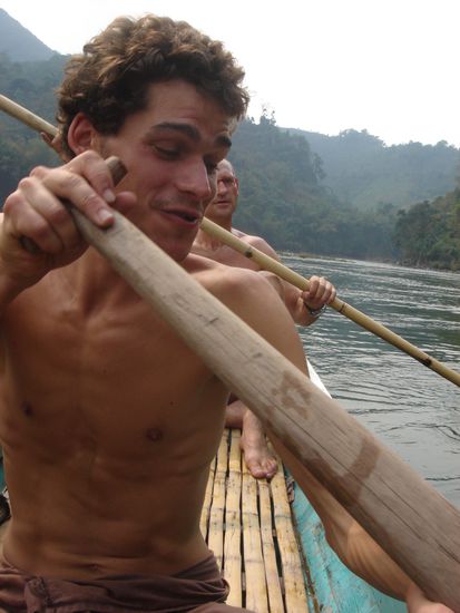 und schon habe ich ein ziemlich ernstes Gesicht. Weiss gar nicht warum.