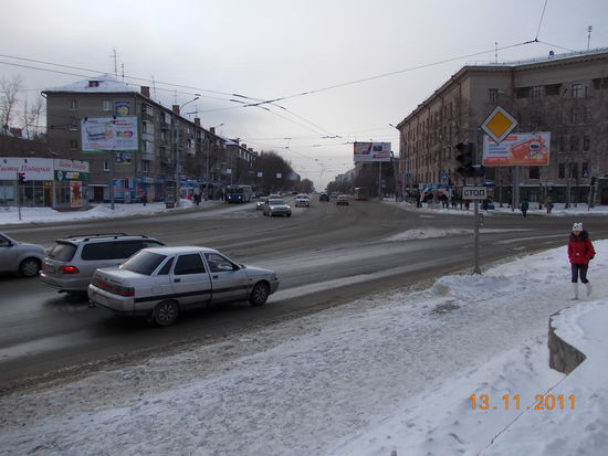 Russische Magistralen; - eine kleine Kreuzung.