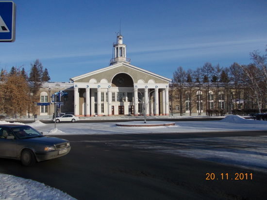 Das alte Flughafengebäude.