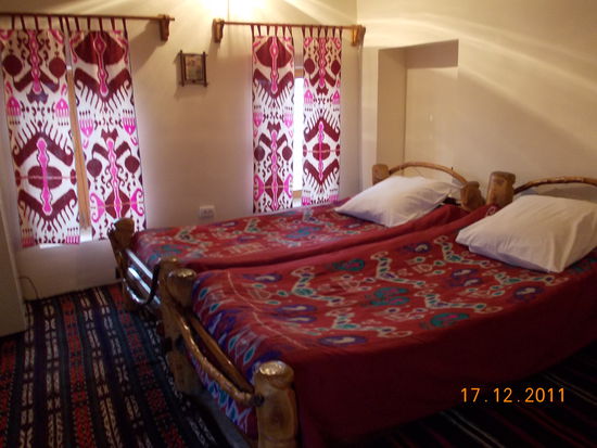 Amulett Hotel. Unser Zimmer. Schööööön warm!