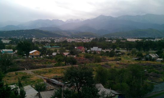 Blick aus dem Fenster