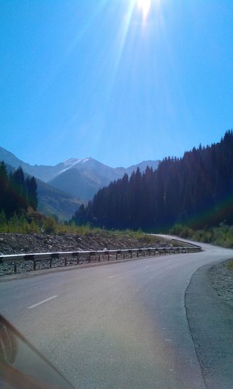 Weg zum Big Almaty Lake