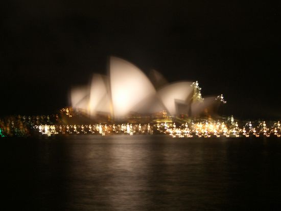 Opera House bei Nacht