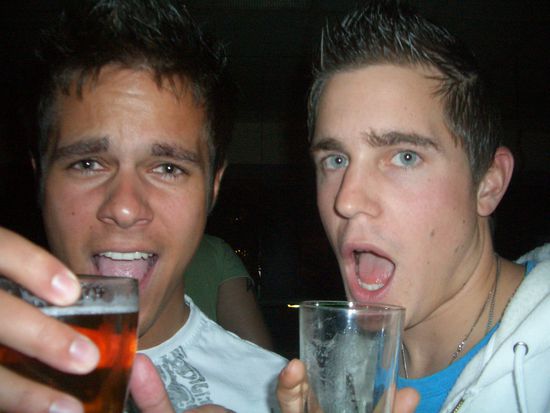 Der Tobi und ich in der Sidebar 