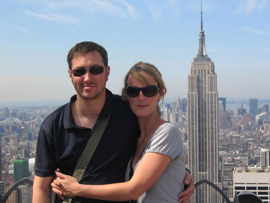 N.Y vom Rockefellercenter (unser erster Tag)