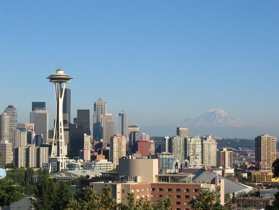 Skyline (im Hintergrund der Mt. Rainier)