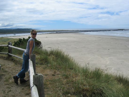 Kuestenabschnitt nahe Newport