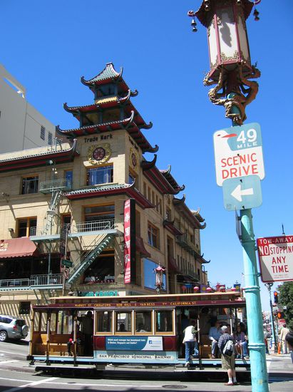 Cablecar in der California Street