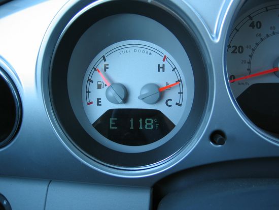 118 Fahrenheit entsprechend 47/48 Grad - Klimaanlagen sei Dank!