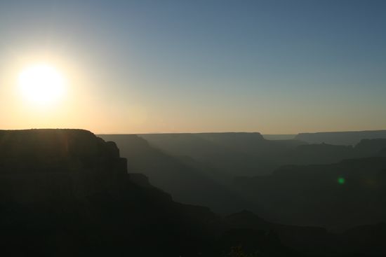 Die Sonne geht unter...
