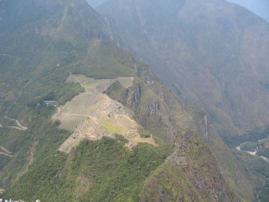 Der fliegende Condor
(Blick vom Huayna Picchu)