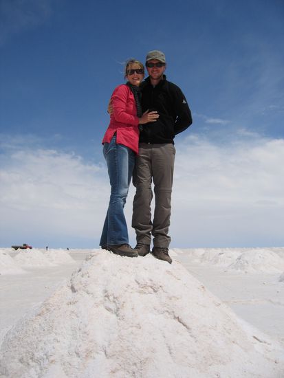 Besteigung eines Salzhuegels 