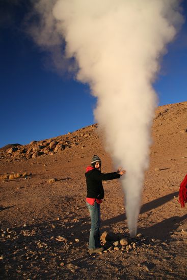 So kann man sich auch die Haende waermen 