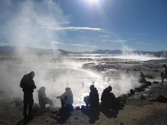 Baden bei Minusgraden und um 7:30 Uhr morgens