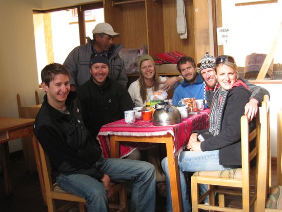 Mark, Marc, Renato (im Hintergrund), Johanna, Johann, Owen und Vera