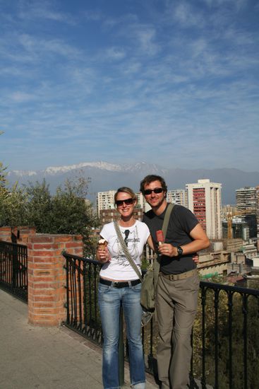 ...das erste Eis in Suedamerika 