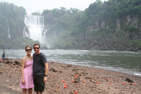 Ein Teil der Faelle (Salto Bosetti) vom Strand von "San Martin" aus...
