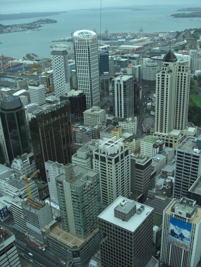 Central Auckland vom Sky Tower aus