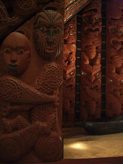 Maori Kunst im Auckland War Memorial Museum