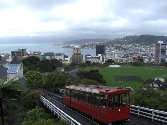 Cable Car ueber Wellington