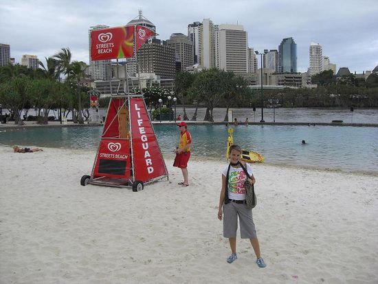 Citybeach an der South Bank...