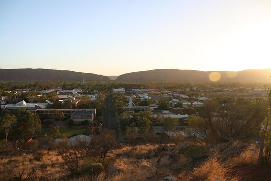 Alice Springs vom Anzac Hill aus