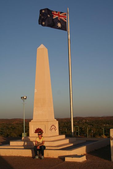 Sonnenuntergang auf dem Anzac Hill