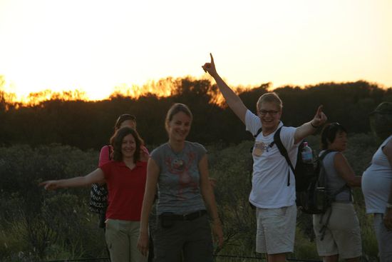 ... und wir (Katharina, Vera und Felix) mittendrin!